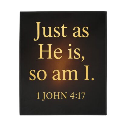Inspirational Plush Fleece Blanket: Comforting Bible Verse Gift, Cozy Home Decor, Faithful Reminders, Perfect for Gifting, Religious Comfort - Image 5