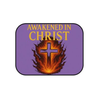 Religious Car Mats: Awakened in Christ, Christian Decor, Faith-Based Accessories, Church Gifts, Spiritual Driving - Image 2