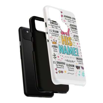 Christian Phone Case, Say His Name Design, Tough Cases for Believers, Inspirational Gift, Faith-Based Accessory, Scripture Art - Image 248