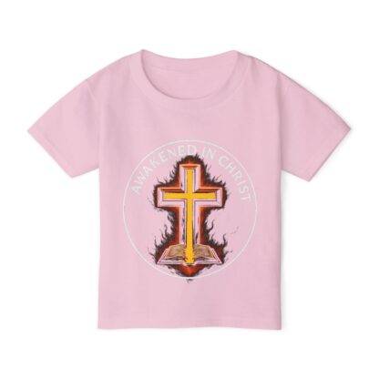 Christian Toddler T-Shirt - "Awakened in Christ" Design, Faith Apparel for Kids, Religious Gift, Church Wear, Baptism Gift - Image 22