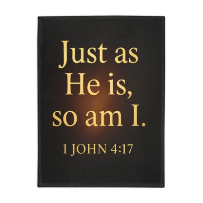 Inspirational Plush Fleece Blanket: Comforting Bible Verse Gift, Cozy Home Decor, Faithful Reminders, Perfect for Gifting, Religious Comfort