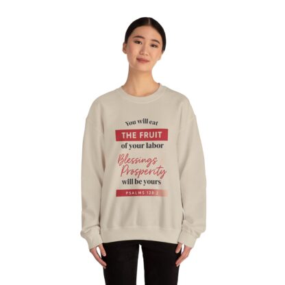 Inspirational Crewneck Sweatshirt - The Fruit of Your Labor, Cozy Gift, Christian Apparel, Motivational Clothing, Faith Clothing - Image 16