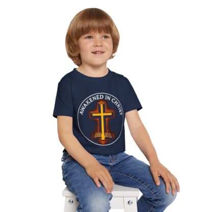 Christian Toddler T-Shirt - "Awakened in Christ" Design, Faith Apparel for Kids, Religious Gift, Church Wear, Baptism Gift - Image 21