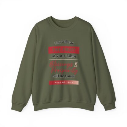 Inspirational Crewneck Sweatshirt - The Fruit of Your Labor, Cozy Gift, Christian Apparel, Motivational Clothing, Faith Clothing - Image 29
