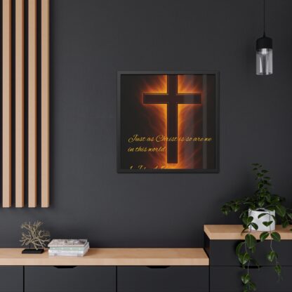 Spiritual Framed Poster - Inspirational Christian Wall Art, Faith Decor, Religious Home Decor, Gift, Church Decoration - Image 132