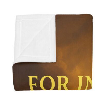 Faith-Inspired Plush Fleece Blanket, Cozy Throw for Comfort, Christian Gift, Bible Verse Blanket, Home Decor, Inspirational Throw - Image 3