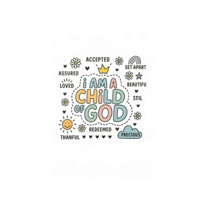 Inspirational Vinyl Decals for Kids & Adults, Religious Stickers, Faith-Based Decor, Christian Gifts, Wall Artwork, Kids Room Decor - Image 5