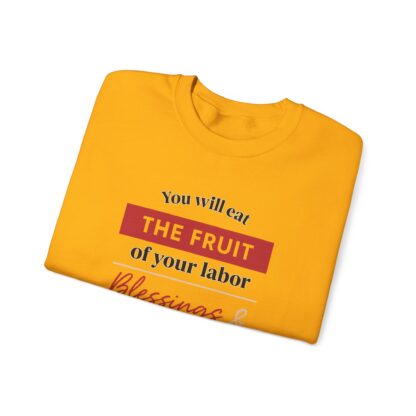Inspirational Crewneck Sweatshirt - The Fruit of Your Labor, Cozy Gift, Christian Apparel, Motivational Clothing, Faith Clothing - Image 23