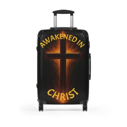 Christian Travel Suitcase - Awakened in Christ Luggage, Inspirational Travel Gear, Faith-Based Vacation Accessory, Perfect Gift for [...] - Image 5