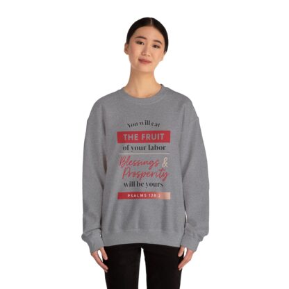 Inspirational Crewneck Sweatshirt - The Fruit of Your Labor, Cozy Gift, Christian Apparel, Motivational Clothing, Faith Clothing - Image 36