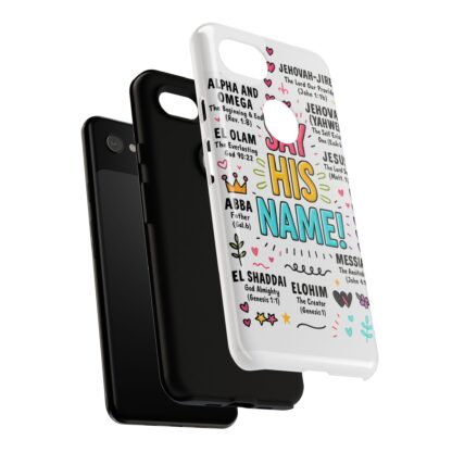 Christian Phone Case, Say His Name Design, Tough Cases for Believers, Inspirational Gift, Faith-Based Accessory, Scripture Art - Image 221
