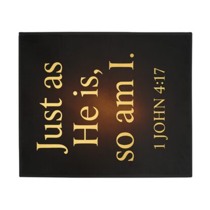 Inspirational Plush Fleece Blanket: Comforting Bible Verse Gift, Cozy Home Decor, Faithful Reminders, Perfect for Gifting, Religious Comfort - Image 6