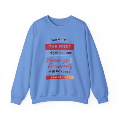 Inspirational Crewneck Sweatshirt - The Fruit of Your Labor, Cozy Gift, Christian Apparel, Motivational Clothing, Faith Clothing - Image 45