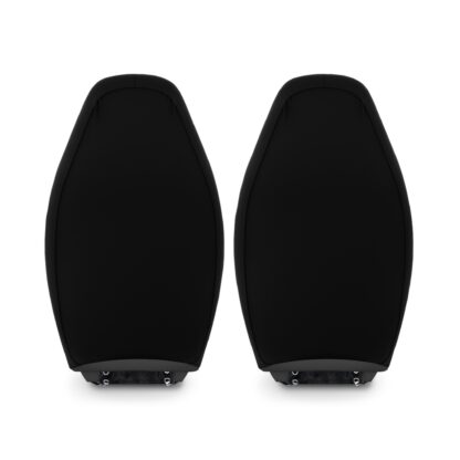 "Clothed in Fire – Cross-In-Flames Christian Car Seat Covers (Set of 2)"