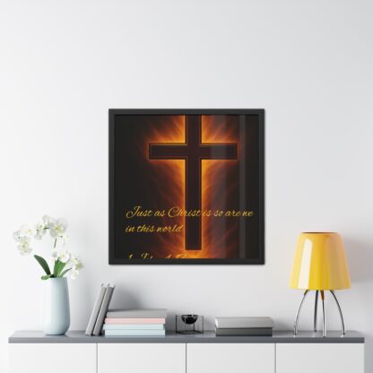 Spiritual Framed Poster - Inspirational Christian Wall Art, Faith Decor, Religious Home Decor, Gift, Church Decoration - Image 131