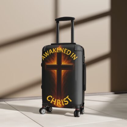 Christian Travel Suitcase - Awakened in Christ Luggage, Inspirational Travel Gear, Faith-Based Vacation Accessory, Perfect Gift for [...] - Image 4