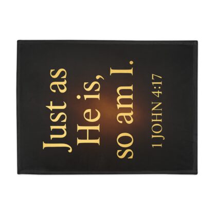 Inspirational Plush Fleece Blanket: Comforting Bible Verse Gift, Cozy Home Decor, Faithful Reminders, Perfect for Gifting, Religious Comfort - Image 2