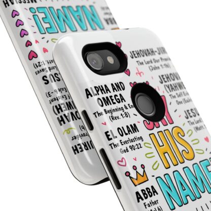 Christian Phone Case, Say His Name Design, Tough Cases for Believers, Inspirational Gift, Faith-Based Accessory, Scripture Art - Image 214