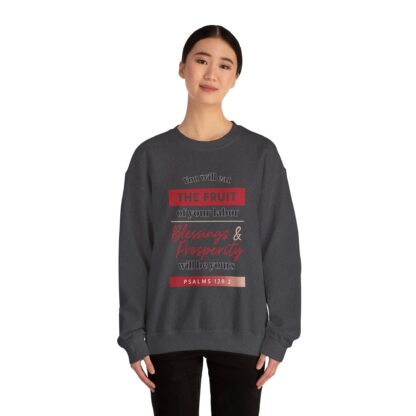Inspirational Crewneck Sweatshirt - The Fruit of Your Labor, Cozy Gift, Christian Apparel, Motivational Clothing, Faith Clothing - Image 44