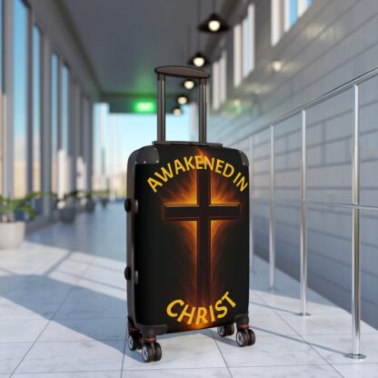 Christian Travel Suitcase - Awakened in Christ Luggage, Inspirational Travel Gear, Faith-Based Vacation Accessory, Perfect Gift for [...] - Image 3