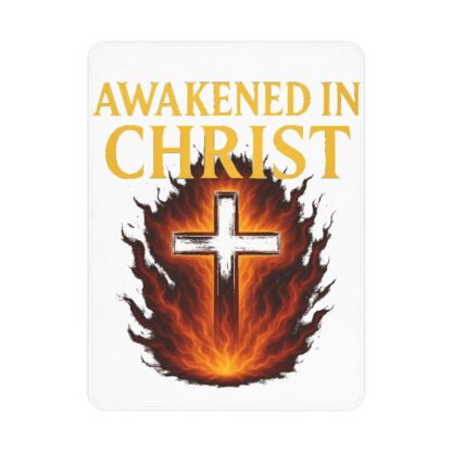 Toddler Blanket - "Awakened in Christ" Cozy Religious Nursery Blanket, Christian Gifts for Toddlers, Baptism Keepsake, Toddler Room [...]