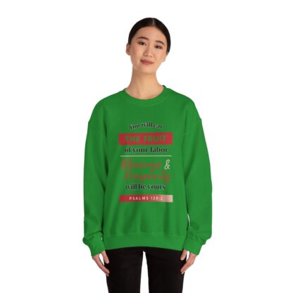 Inspirational Crewneck Sweatshirt - The Fruit of Your Labor, Cozy Gift, Christian Apparel, Motivational Clothing, Faith Clothing - Image 40