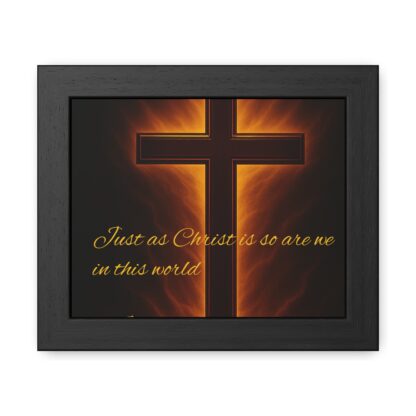 Spiritual Framed Poster - Inspirational Christian Wall Art, Faith Decor, Religious Home Decor, Gift, Church Decoration