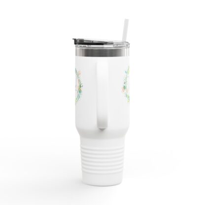 Blessed Floral Insulated Travel Mug - 40oz, Personalized Gift for Her, Coffee Lovers, Birthday Gift, Easter Celebration - Image 3