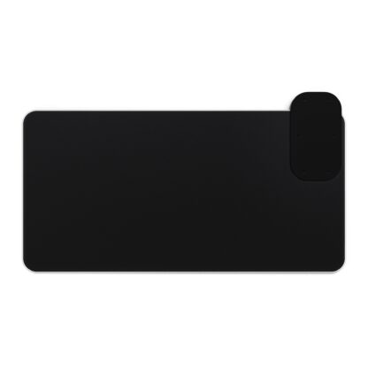 Illuminated Gaming Mouse Pad with Wireless Charging - Motivational Quote Decor for Gamers, Desk Accessories, LED PC Pad, Bible Verse Gift - Image 2