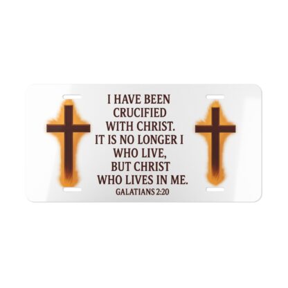 Faith-Inspired Vanity Plate with Inspirational Quote, Custom Religious License Decoration, Perfect Gift for Christians, Accessories [...]