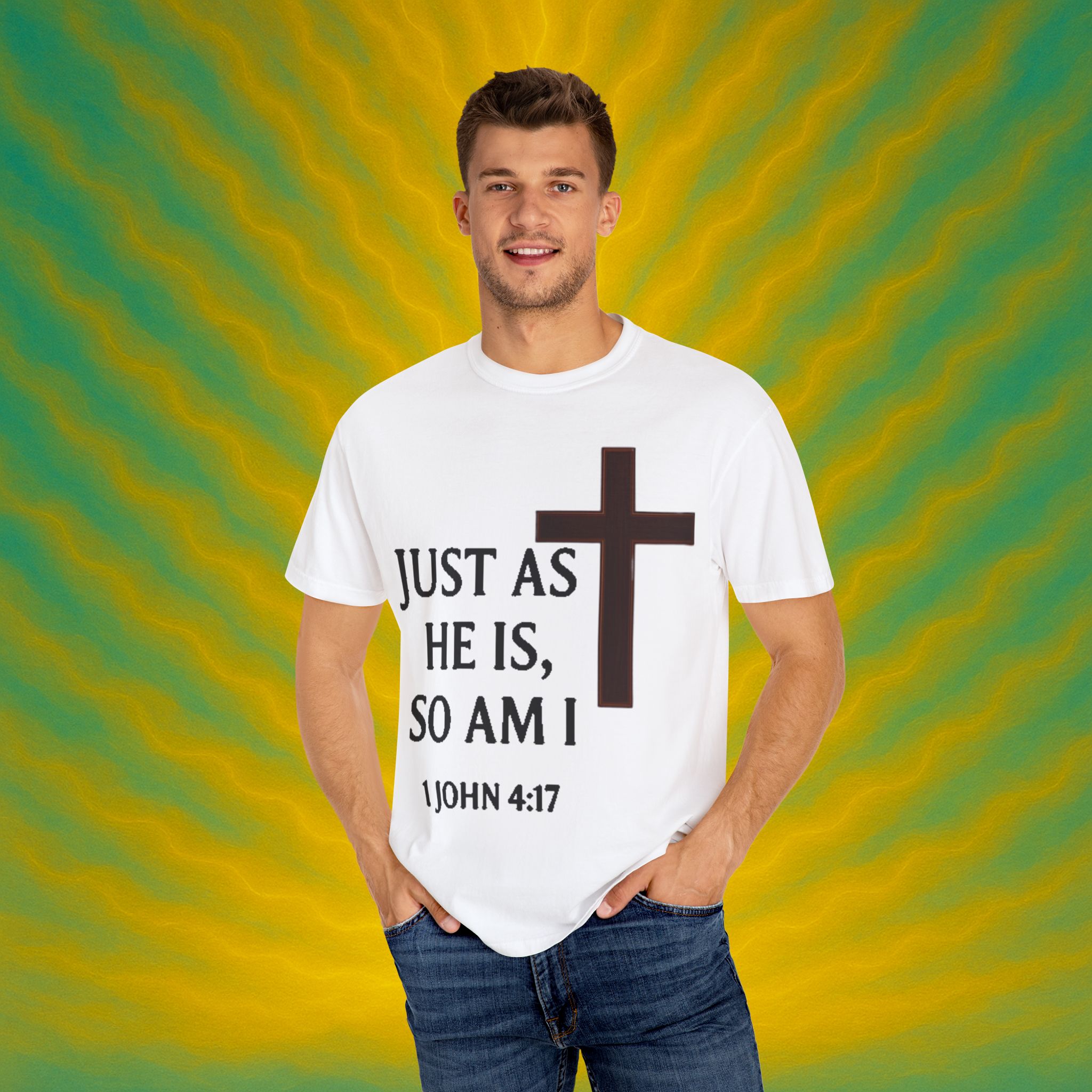 Copy of Christian Inspirational T-shirt, Faith-Based Tee, Unisex Religious Shirt, Gift for Believers, Cute Bible Verse Top - Image 3