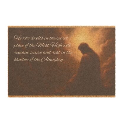 Spiritual Doormat | Inspirational Scripture Entry Mat | Faith Decor | Housewarming Gift | Religious Welcome Mat