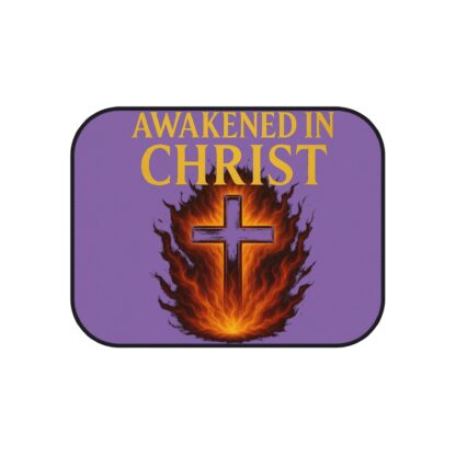 Religious Car Mats: Awakened in Christ, Christian Decor, Faith-Based Accessories, Church Gifts, Spiritual Driving - Image 3