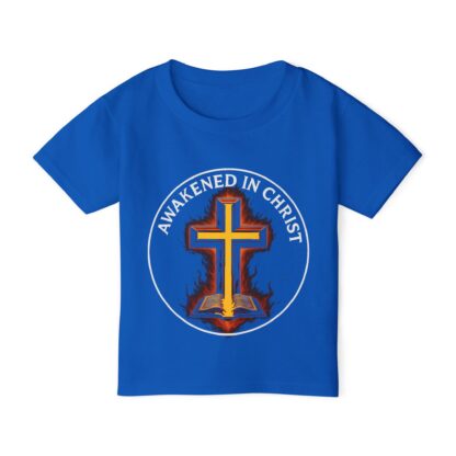 Christian Toddler T-Shirt - "Awakened in Christ" Design, Faith Apparel for Kids, Religious Gift, Church Wear, Baptism Gift - Image 13